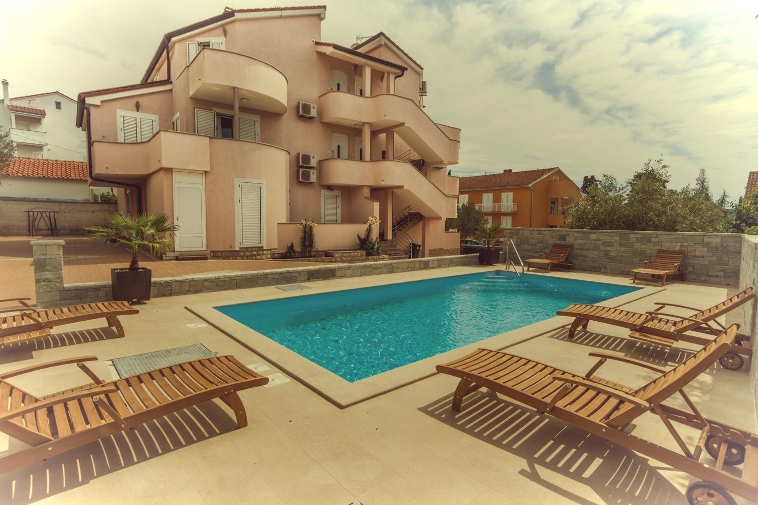 Apartments Basilea Biograd Na Moru Exterior foto
